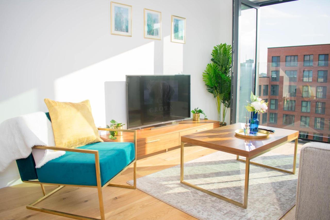 Exoticstay Apartments - Ultra Luxe Top Floor Suite - City Centre Apartment With Cube View - Smart 4K Tv With Ultrafast Wifi & Netflix Бирмингам Екстериор снимка